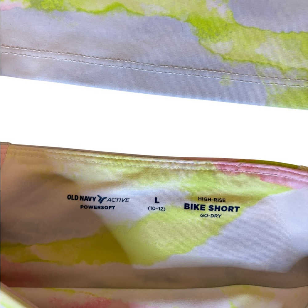 Old Navy Active Pastel Tie-Dye Tank and Short Set‎ / Size 10-12 - Picture 5 of 5